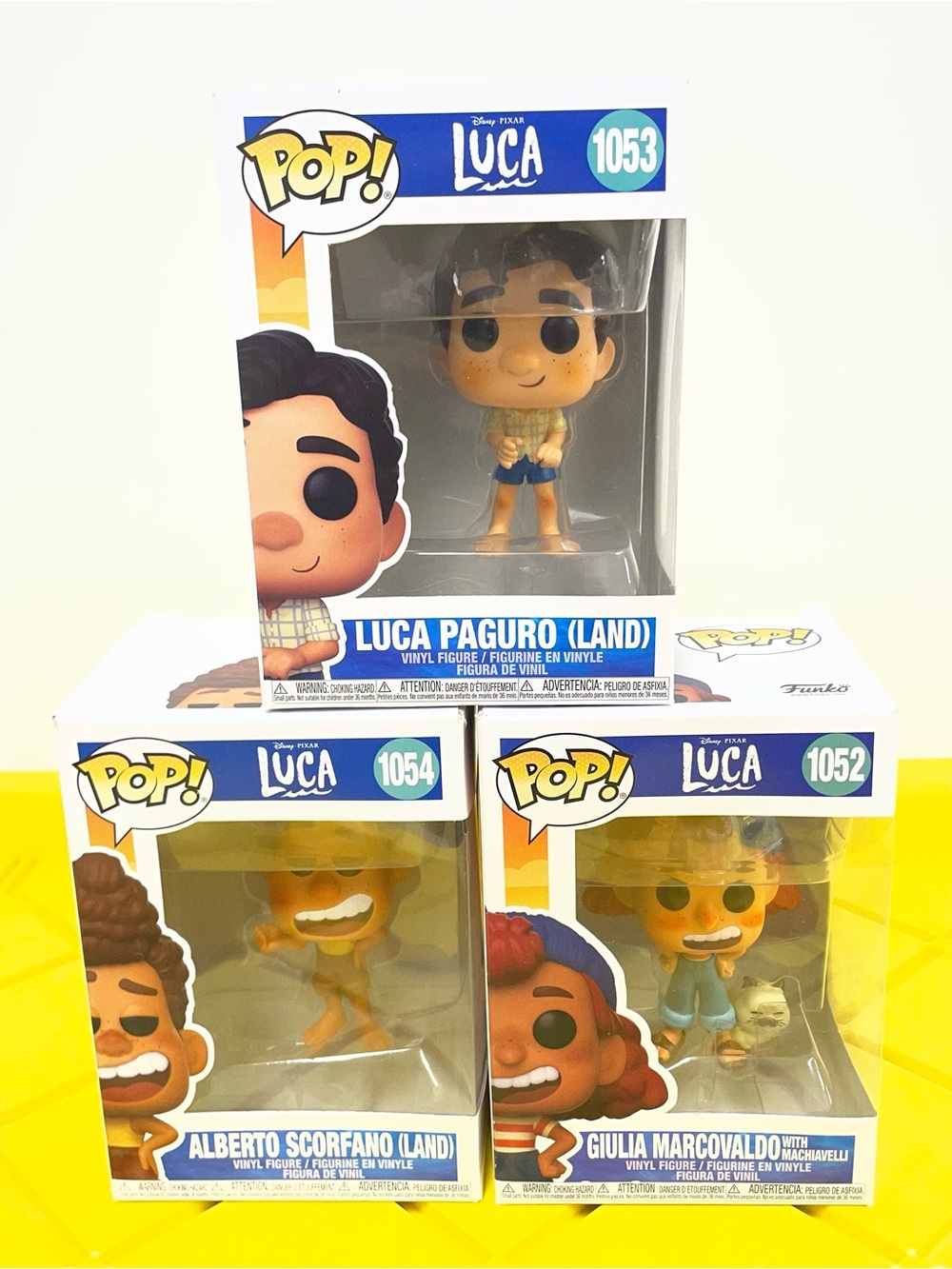 Funko Pop! Vinyl Luca Giulia Marcovaldo Luca Paguro Alberto Scorfano Set of 3